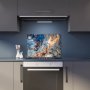 WALLXPERT Dekorativna slika Azure Goldflow L - slika 3