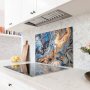 WALLXPERT Dekorativna slika Azure Goldflow L - slika 4