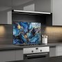 WALLXPERT Dekorativna slika Marine Marbling L - slika 1