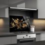 WALLXPERT Dekorativna slika Midnight Florals L - slika 1