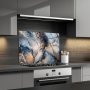 WALLXPERT Dekorativna slika Sapphire Cascade L - slika 1