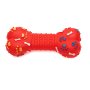 Savacoop Igračka za psa - gumena kost 25cm - crvena - slika 1