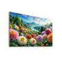 WALLXPERT Dekorativna slika Dahlia 65 x 45 - slika 1
