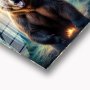 WALLXPERT Dekorativna slika Grizzly 45 x 65 - slika 2