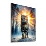 WALLXPERT Dekorativna slika Psychiccat 45 x 65 - slika 1