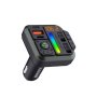 Xwave BT 44 FM transmiter za kola,Bluetooth,LED,RGB led,Bass,USB,USB-TypeC PD20W+QC3.0,18W - slika 1