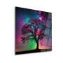 WALLXPERT Dekorativna slika  Neon Eclipse 43 x 43 - slika 1