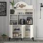 HANAH HOME Lyon 120 Cream Black komoda - slika 2