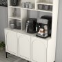 HANAH HOME Lyon 120 Cream Black komoda - slika 4