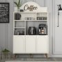HANAH HOME Lyon 120 Cream Walnut komoda - slika 1