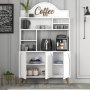 HANAH HOME Lyon 120 White Walnut komoda - slika 2
