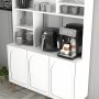 HANAH HOME Lyon 120 White Walnut komoda - slika 4