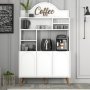 HANAH HOME Lyon 120 White Walnut komoda - slika 1