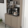 HANAH HOME Lyon 80 Atlas Black komoda - slika 4