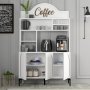 HANAH HOME Lyon 120 White Black komoda - slika 2