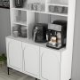 HANAH HOME Lyon 120 White Black komoda - slika 4