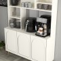 HANAH HOME Lyon 120 Cream Gold komoda belo zlatna - slika 4