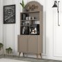 HANAH HOME Lyon 80 Atlas Walnut komoda - slika 3