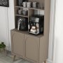 HANAH HOME Lyon 80 Atlas Walnut komoda - slika 4