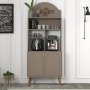 HANAH HOME Lyon 80 Atlas Walnut komoda - slika 1