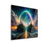 WALLXPERT Dekorativna slika Road to Heaven 43 x 43 - slika 1