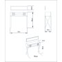 HANAH HOME Frida White - slika 4