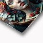 WALLXPERT Dekorativna slika  Girl & Roses 25 x 25 - slika 2