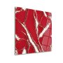 WALLXPERT Dekorativna slika Red Waves 25 x 25 - slika 1