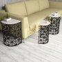 HANAH HOME Stil Metal Ferforje Cream - slika 3