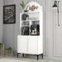 HANAH HOME Lyon 80 White Black - slika 3