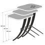 HANAH HOME Pion 3 Travertine - slika 5