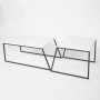 HANAH HOME Pal Orta Sehpa White - slika 2