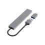 HAMA USB Hub 4 porta, USB 3.2, 5 Gbit/s+ USB-C adapter ultra tanak 200141 - slika 4