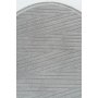 Conceptum Hypnose Newyork 3107 Okrugli tepih u sivoj boji 100 cm (860BLN3818) - slika 3