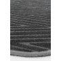 Conceptum Hypnose Newyork 3108 Okrugli tepih u tamno sivoj boji 100 cm (860BLN3854) - slika 5