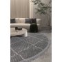 Conceptum Hypnose Vetrina 3606 Okrugli tamno sivo - beli tepih 100 cm (860BLN3463) - slika 2
