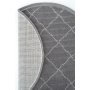 Conceptum Hypnose Vetrina 3606 Okrugli tamno sivo - beli tepih 100 cm (860BLN3463) - slika 4