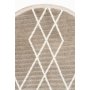 Conceptum Hypnose Vetrina 3608 Okrugli tepih u braon - beloj boji 100 cm (860BLN3499) - slika 3