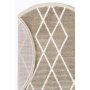 Conceptum Hypnose Vetrina 3608 Okrugli tepih u braon - beloj boji 100 cm (860BLN3499) - slika 4