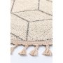 Conceptum Hypnose Bukle 1407 Okrugli tepih bele boje 100 cm (860BLN1884) - slika 4