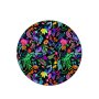 Conceptum Hypnose Pictura Black Multicolor okrugli tepih sa cvetnim printom 100 cm (882CHL3214) - slika 2