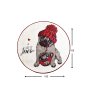 Conceptum Hypnose Let It Snow Multicolor Okrugli tepih sa printom 100 cm (882CHL1144) - slika 1