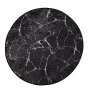 Conceptum Hypnose Marble Multicolor okrugli tepih crno- bele boje 100 cm (882CHL1091 - slika 1