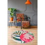 Conceptum Hypnose Flam Okrugli multicolor tepih sa printom 100 cm (882CHL1106) - slika 2