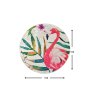 Conceptum Hypnose Flam Okrugli multicolor tepih sa printom 100 cm (882CHL1106) - slika 1