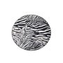 Conceptum Hypnose Zebra Okrugli tepih zebra print 100 cm (882CHL1114) - slika 3