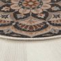 Conceptum Hypnose Woopamuk490 Okrugli tepih u braon boji sa printom (599HFT5104) 100 x 100 - slika 3