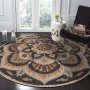Conceptum Hypnose Woopamuk490 Okrugli tepih u braon boji sa printom (599HFT5104) 100 x 100 - slika 2