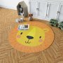 Conceptum Hypnose Woopamuk111 Okrugli narandžasti tepih sa printom 100 x 100 (625HFT2314) - slika 2