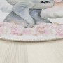 Conceptum Hypnose Woopamuk150 Beli okrugli tepih sa printom 100 x 100 (625HFT2747) - slika 4